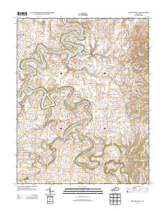 Bryantsville 2013 topographic map thumbnail
