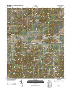 Burna 2013 topographic map thumbnail