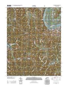 Cloverport 2013 topographic map thumbnail