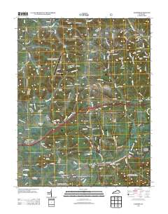 Farmers 2013 topographic map thumbnail
