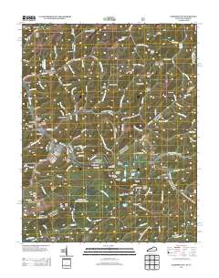Elkhorn City 2013 topographic map thumbnail