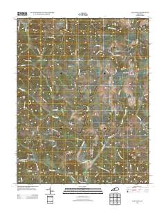 Glen Dean 2013 topographic map thumbnail