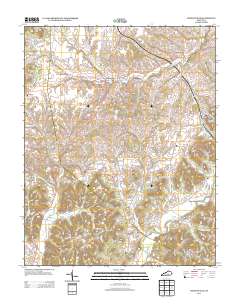Hustonville 2013 topographic map thumbnail