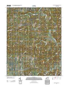 Honey Grove 2013 topographic map thumbnail