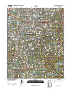 Jeffersontown 2013 topographic map thumbnail