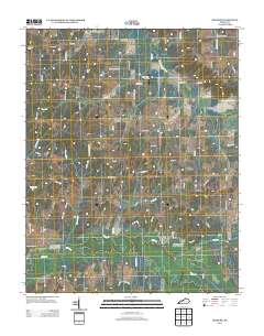 Milburn 2013 topographic map thumbnail