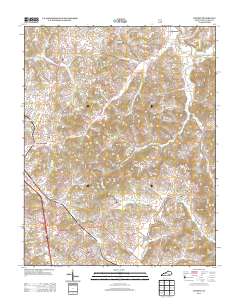 London 2013 topographic map thumbnail