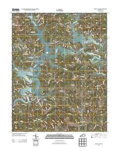 Nolin Lake 2013 topographic map thumbnail