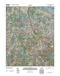 Paducah West 2013 topographic map thumbnail