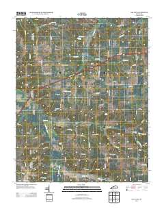 Oak Level 2013 topographic map thumbnail