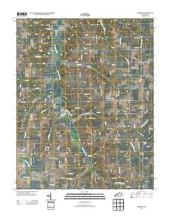 Kirksey 2013 topographic map thumbnail