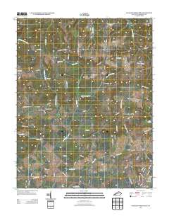 Pleasant Green Hill 2013 topographic map thumbnail