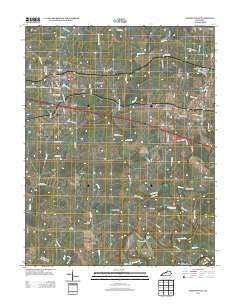 Simpsonville 2013 topographic map thumbnail