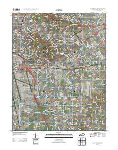 Louisville East 2013 topographic map thumbnail