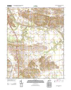 Beech Grove 2013 topographic map thumbnail