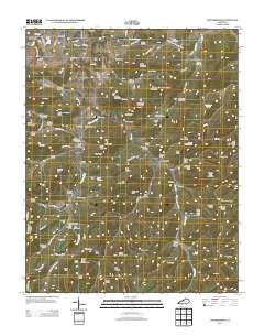Powersburg 2013 topographic map thumbnail