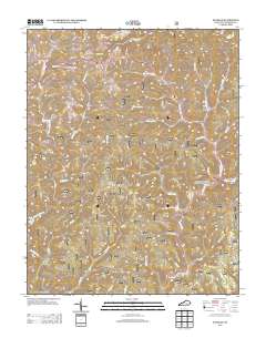 Sandgap 2013 topographic map thumbnail