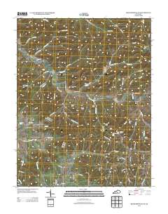 Bradfordsville NE 2013 topographic map thumbnail