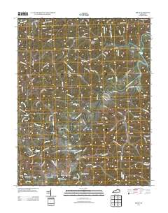 Bruin 2013 topographic map thumbnail