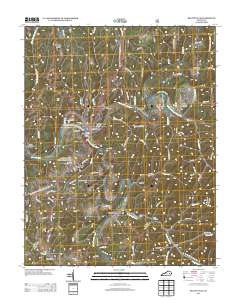 Beattyville 2013 topographic map thumbnail