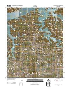 Cumberland City 2013 topographic map thumbnail