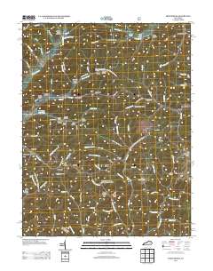 Frenchburg 2013 topographic map thumbnail