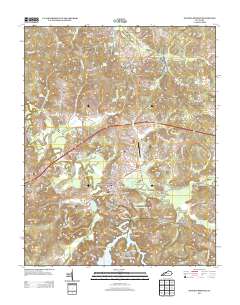 Dawson Springs 2013 topographic map thumbnail
