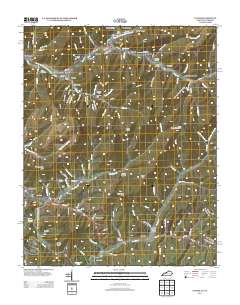 Evarts 2013 topographic map thumbnail