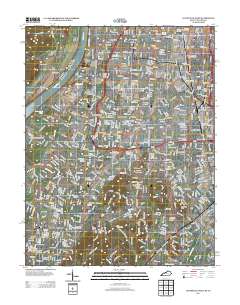 Louisville West 2013 topographic map thumbnail