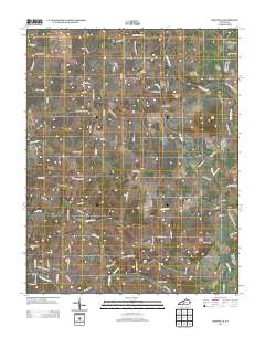 Hiseville 2013 topographic map thumbnail