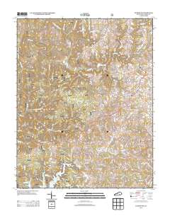 London SW 2013 topographic map thumbnail