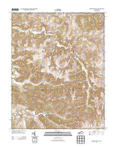 Kirkmansville 2013 topographic map thumbnail