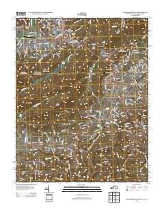 Middlesboro South 2013 topographic map thumbnail