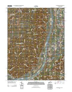 Kosmosdale 2013 topographic map thumbnail