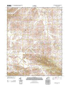 Morganfield 2013 topographic map thumbnail