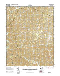Redbush 2014 topographic map thumbnail