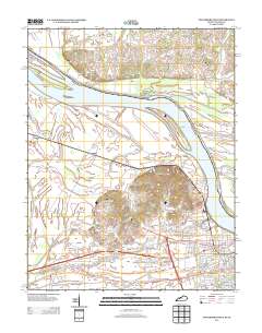 Owensboro West 2013 topographic map thumbnail