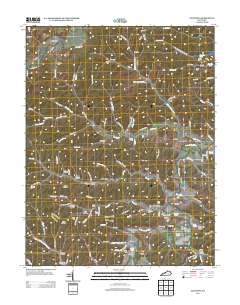 Oldtown 2013 topographic map thumbnail
