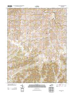 Paint Lick 2013 topographic map thumbnail