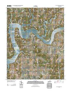 Mill Springs 2013 topographic map thumbnail