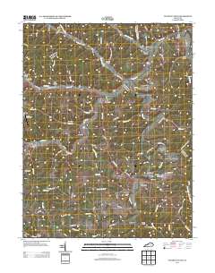 Tygarts Valley 2013 topographic map thumbnail