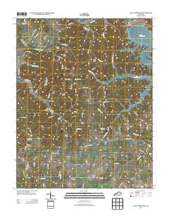 Wolf Creek Dam 2013 topographic map thumbnail
