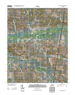Lovelaceville 2013 topographic map thumbnail