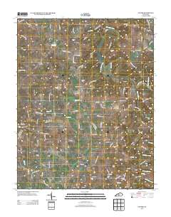 Center 2013 topographic map thumbnail