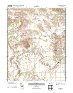 Calhoun 2013 topographic map thumbnail