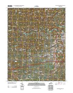 Frankfort West 2013 topographic map thumbnail