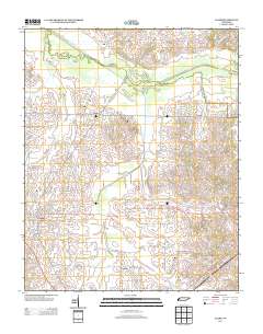 Alamo 2013 topographic map thumbnail