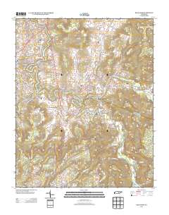 Bald Knob 2013 topographic map thumbnail