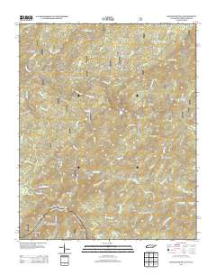 Bald River Falls 2013 topographic map thumbnail