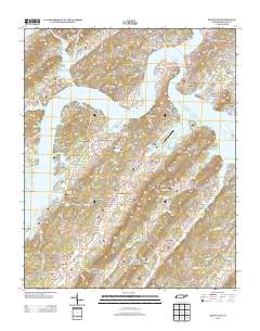 Bacon Gap 2013 topographic map thumbnail